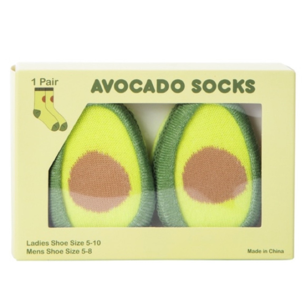 Avocado Socks 4 pairs NEW IN BOX